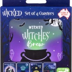 Promo 🌟 HOMEWARES Bats Wicked | COASTERS SET 🌟 -DECOR Sales Store homewares wicked coasters set 1 4ff77301 4ed4 4610 8bd7 1bb002134f9e 700x700