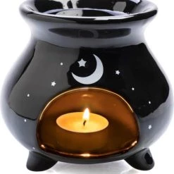 Budget 🔥 HOMEWARES Gothic Homewares Witches' Brew Cauldron | OIL BURNER 💯