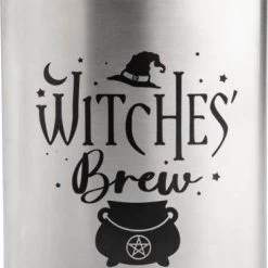 Budget 🔥 HOMEWARES Gothic Homewares Witches' Brew Metal | FLASK ✨
