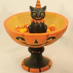 New 🎉 JOHANNA PARKER Cats Black Cat | TREAT STAND 😍 -DECOR Sales Store johanna parker black cat treat stand 2 700x700