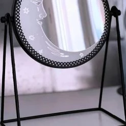 Budget 😀 KILLSTAR Gothic Homewares Astral Body | ROUND DESK MIRROR" ✨