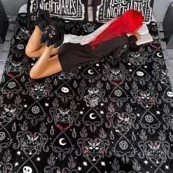 Top 10 🛒 KILLSTAR Gothic Homewares Devil Details | BLANKET" 🌟