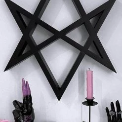 Budget 🎉 KILLSTAR Gothic Homewares Hexagram | SHELF' ⌛