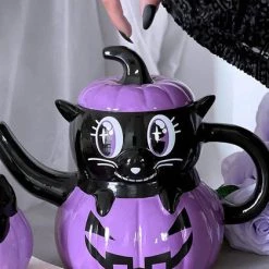 Outlet 👏 KILLSTAR Cats Meowloween | TEAPOT** 😀