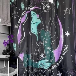 New 👏 KILLSTAR The Moon Moonlight | SHOWER CURTAIN 🛒