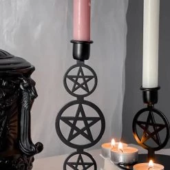 Cheap 🎁 KILLSTAR Gothic Homewares Pentagram [Medium] | CANDLESTICK 🔔