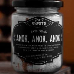 Best deal 🌟 LIVELY GHOSTS Gothic Homewares +Amok, Amok, Amok | BATH SOAK [MISSING LABEL]** 😉