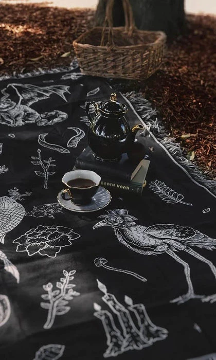 Cheapest 𧨠LIVELY GHOSTS Gothic Homewares The Creatures Woven | TAPESTRY BLANKET π 4 Cheapest 𧨠LIVELY GHOSTS Gothic Homewares The Creatures Woven | TAPESTRY BLANKET π - Image 2