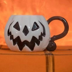Cheapest 🎁 LIVELY GHOSTS Gothic Homewares Haunted Hallows [White Pumpkin] | MUG [LIMITED] 🤩 -DECOR Sales Store lively ghosts white pumpkin haunted hallows mug 5 4a2a5221 7b9b 40e4 bb8d 7e41b61d02cc 700x700