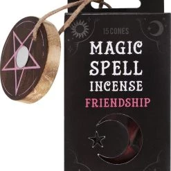 Deals 🥰 MAGIC SPELL CANDLES Gothic Homewares Magic Spell [Friendship] | INCENSE CONES 😉