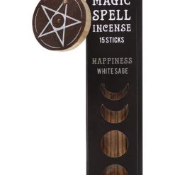 Deals 🎉 MAGIC SPELL CANDLES Gothic Homewares Magic Spell [Happiness] | INCENSE STICKS 😀