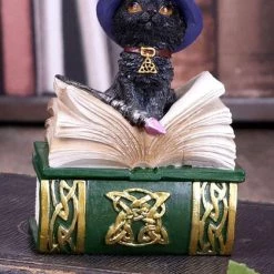 Buy ✨ NEMESIS NOW Gothic Homewares Binx | TRINKET BOX FIGURINE 😀