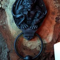 Promo 🛒 NEMESIS NOW Gothic Homewares Grotesque Greeting | DOOR KNOCKER 🤩