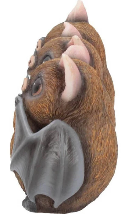 Discount ⌛ NEMESIS NOW Three Wise Bats | FIGURINE 👏 5 Discount ⌛ NEMESIS NOW Three Wise Bats | FIGURINE 👏 - Image 3