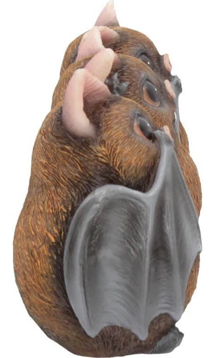 Discount ⌛ NEMESIS NOW Three Wise Bats | FIGURINE 👏 6 Discount ⌛ NEMESIS NOW Three Wise Bats | FIGURINE 👏 - Image 4