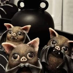 Discount ⌛ NEMESIS NOW Three Wise Bats | FIGURINE 👏