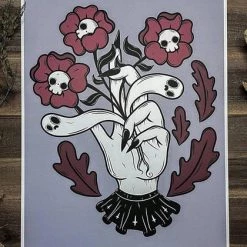 Brand new 🤩 PVMPKIN ART Ghosts Flowers For Lost Souls | ART PRINT ⭐