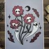 Cheap 💯 PVMPKIN ART Ghosts Haunted Hallows Bouquet | ART PRINT 😉