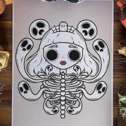 Discount β€οΈ PVMPKIN ART All Haunted Ghoul | PRINT π