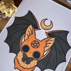 Discount 🌟 PVMPKIN ART Ghosts Haunted Pumpkin Doll | ART PRINT 👏 -DECOR Sales Store pvmpkin art pumpkin bat print 2 d6f73ee7 3b12 4305 94a7 4674f44f6b7d 700x700