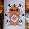 Best Pirce ✨ PVMPKIN ART Ghosts Trick Or Treat Pumpkin Juice | ART PRINT 🎉 -DECOR Sales Store pvmpkin art trick or treat pumpkin juice art print 1 d22d253e b76d 46b6 8d6c 5f49efc99daf 700x700