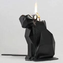 Deals 💯 PYROPET Cats Kisa [Black] | CANDLE ✔️ -DECOR Sales Store pyropet kisa black candle 03 700x700