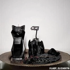 Deals 💯 PYROPET Cats Kisa [Black] | CANDLE ✔️ -DECOR Sales Store pyropet kisa black candle 11 700x700