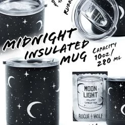 New 😍 ROGUE AND WOLF Gothic Homewares Moonlight | INSULATED TUMBLER MUG" ✔️ -DECOR Sales Store rogue and wolf moonlight 280ml insulated tumbler mug 10 dae40552 bd0d 498d 98d2 9f8467888e1d 700x700