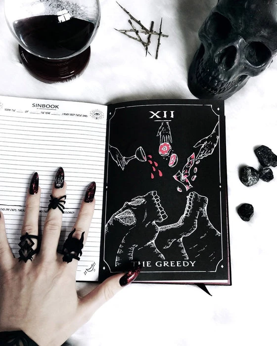 Best Sale 😍 ROGUE AND WOLF Gothic Homewares Sinbook | JOURNAL 😉 4 Best Sale 😍 ROGUE AND WOLF Gothic Homewares Sinbook | JOURNAL 😉 - Image 2