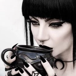 Best deal 🎁 ROGUE AND WOLF Gothic Homewares Witch Cauldron | MUG" 🌟 -DECOR Sales Store rogue and wolf witch cauldron mug 1 700x700