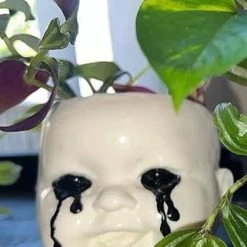 Coupon 👍 SARAH MUDLE Gothic Homewares Doll Head [White] | PLANTER 🤩 -DECOR Sales Store sarah mudle doll head white planter 3 3101bf98 1fd7 4270 b959 bf94978b0090 700x700