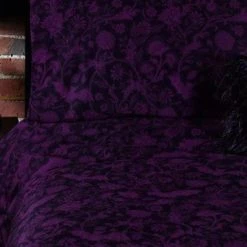 Buy ⌛ SIN IN LINEN Bats Elysian Fields [Purple] | STANDARD PILLOWCASE SET 👍