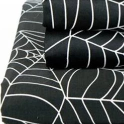Hot Sale ✨ SIN IN LINEN Gothic Homewares Spider Web | FULL/DOUBLE SHEET SET 🌟