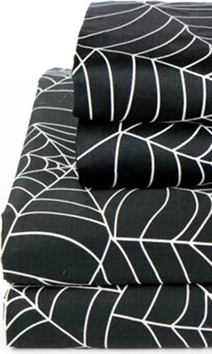 Coupon ❤️ SIN IN LINEN Gothic Homewares Spider Web | KING SHEET SET 🤩 3 Coupon ❤️ SIN IN LINEN Gothic Homewares Spider Web | KING SHEET SET 🤩