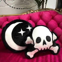 Best Sale ⌛ SOURPUSS Gothic Homewares Furry Moon & Stars | PILLOW 😀 -DECOR Sales Store sourpuss furry moon stars pillow 3 4e83460f 8a9f 4dd4 83a1 f08d6e2f003d 700x700