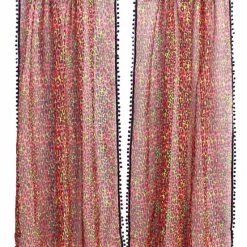 Budget ❤️ SOURPUSS Gothic Homewares Pink Leopard | WINDOW CURTAINS* 😀