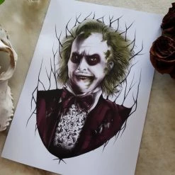 Flash Sale ⌛ THE BLACK CVLT Beetlejuice | ART PRINT 💯 -DECOR Sales Store the black cvlt beetlejuice art print 2 e0977157 86a9 447a 9c67 35ca6cc2c515 700x700