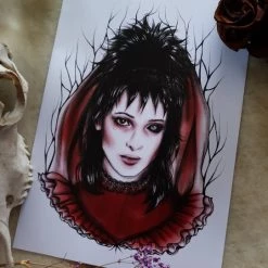 Hot Sale 👏 THE BLACK CVLT Lydia Deetz | Beetlejuice ART PRINT 💯 -DECOR Sales Store the black cvlt lydia deetz beetlejuice art print 2 b4ab0e0d 6b40 48df b927 6b0f2df1fa6d 700x700
