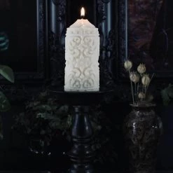 Promo 👏 THE BLACKENED TEETH Gothic Homewares Mildred Gothic Pillar | CANDLE ✔️ -DECOR Sales Store the blackened teeth mildred gothic pillar candle 2 6df254c1 cd7f 4973 a07c 17f01c212962 700x700