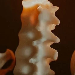 Brand new ❤️ THE BLACKENED TEETH Gothic Homewares Spine [Ivory] | SCENTED CANDLE ⌛ -DECOR Sales Store the blackened teeth spine ivory scented candle 1 ebf53d43 2cf1 4e65 8fa8 730eabd531ea 700x700