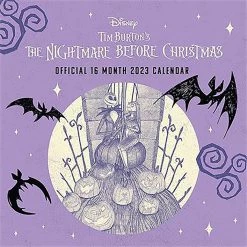 Brand new 👏 Bats The Nightmare Before 🎅 Christmas: 2023 | SQUARE WALL CALENDAR ⭐