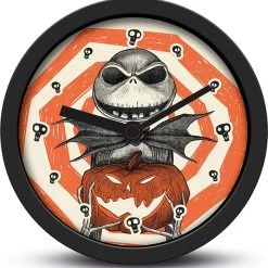 Brand new 🔔 Disney The Nightmare Before 🎄 Christmas: Pumpkin King | DESK CLOCK 😍