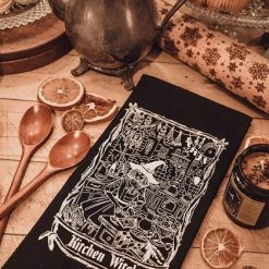 Best Sale 😀 THE PRETTY CULT Gothic Homewares Kitchen Witch | DISH TOWEL ⌛ -DECOR Sales Store the pretty cult kitchen witch dish towel 4 7307e11b d78c 44c8 a850 ff66beb00e71 700x700