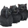 Cheapest ✔️ NEMESIS NOW Three Wise Fat Cats | FIGURINE SET 💯 -DECOR Sales Store threewise1 700x700