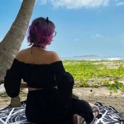 New 🥰 TOO FAST APPAREL Gothic Homewares Pentagram Symbols | BEACH TOWEL 🔔 -DECOR Sales Store too fast apparel pentagram symbols round shaped beach towel 3 e9af4d67 21a5 4c2a 9b15 34133ac5b373 700x700