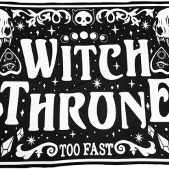 Discount ⌛ TOO FAST APPAREL Ghosts Witch Throne | BEACH TOWEL 😀